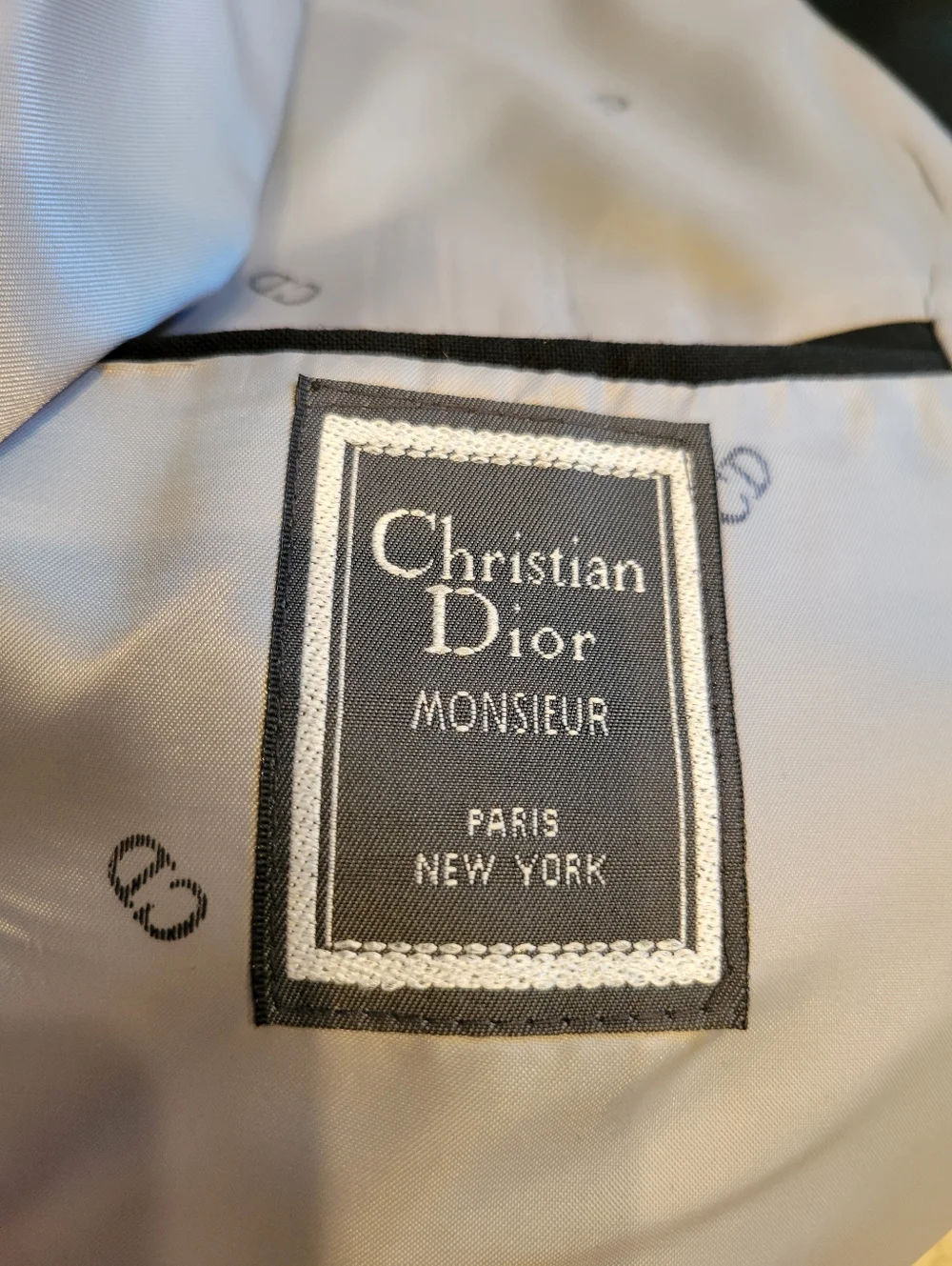 Christian Dior Men's Black Tuxedo Jacket Satin Lapel Made in USA Size 44L - Picture 2 of 11